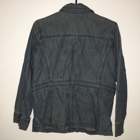 Chico’s Tailored Soft Denim Jacket Size 1 (M) EUC - Picture 3 of 8